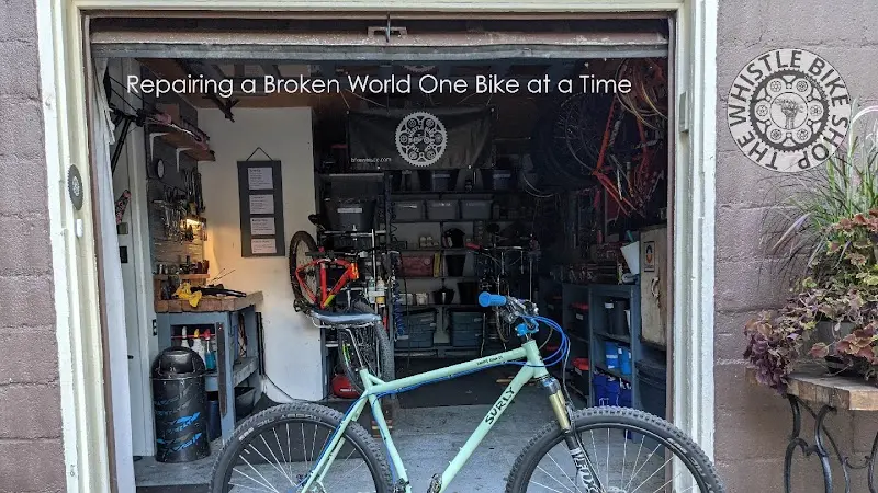 The Whistle Bike Shop storefront