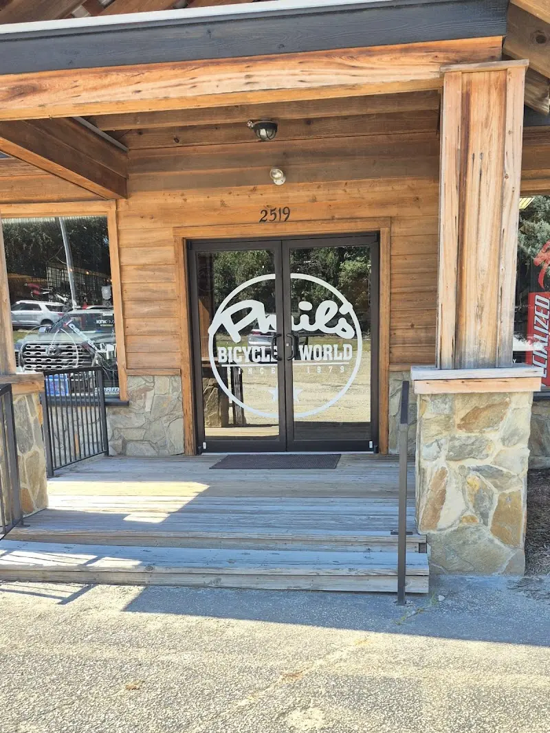 Phil's Bicycle World storefront