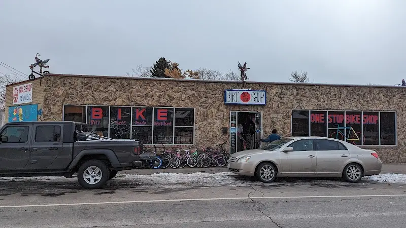 One Stop Bike Shop storefront