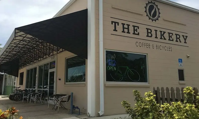 The Bikery Coffee & Bicycle Shop storefront