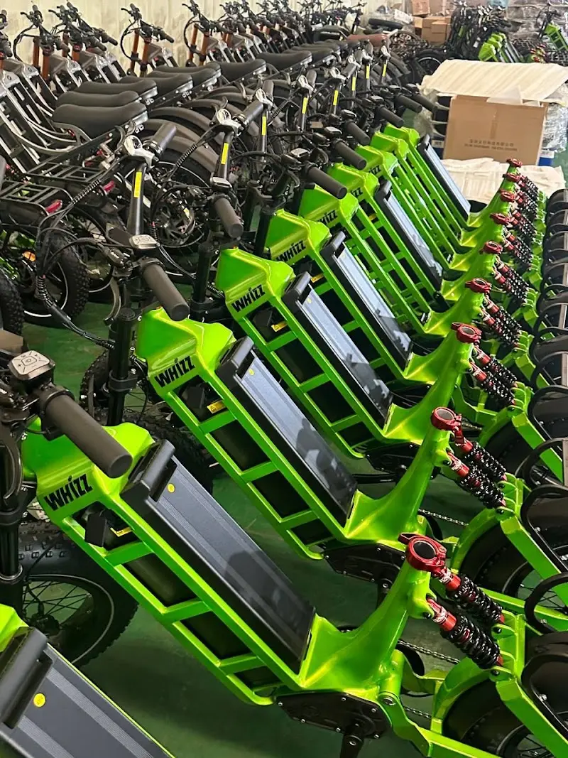 Whizz – e-bikes for delivery riders in San Francisco storefront