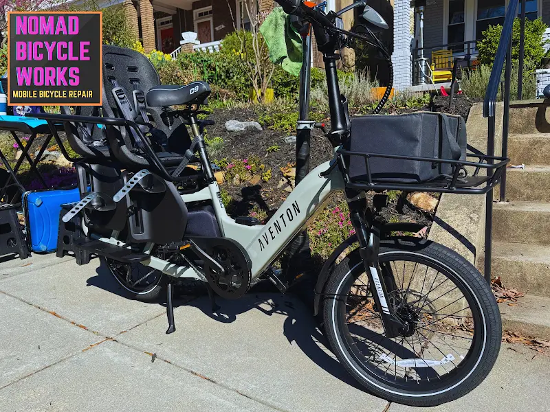 Nomad Bicycle Works mobile bike and e-bike repair storefront