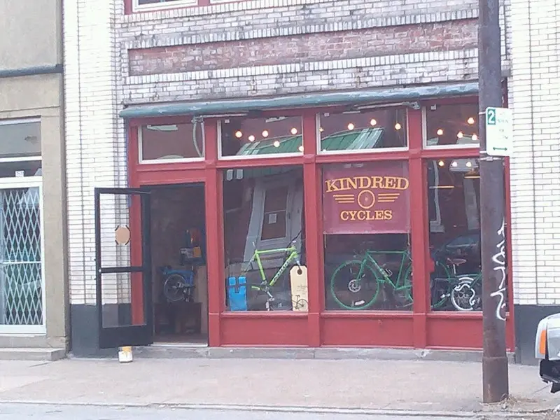 Kindred Cycles storefront