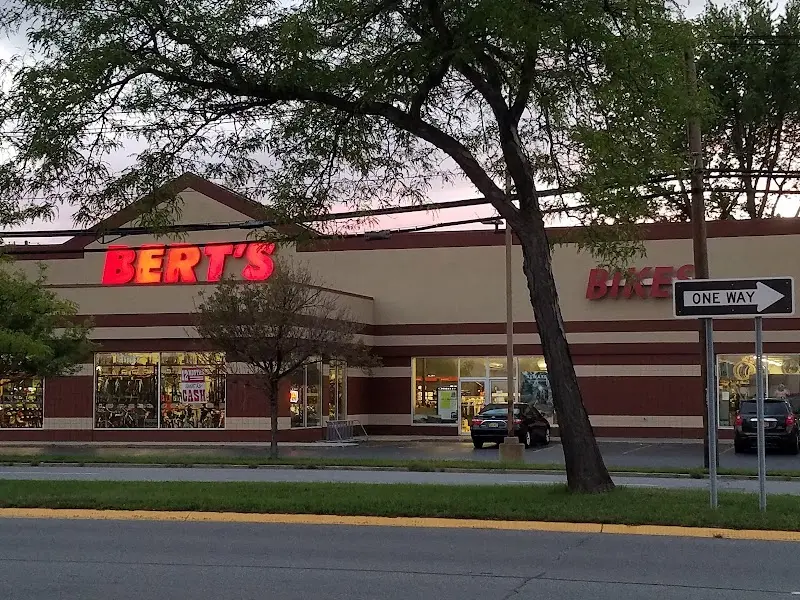 Bert's Bikes & Fitness storefront